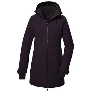 killtec dames Functionele parka/parka met capuchon KOW 307 WMN PRK, pflaume, 42, 41821-000