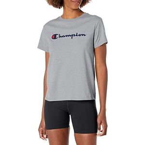 Champion Klassiek T-shirt voor dames, Oxford grijs, S
