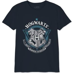 HARRY POTTER ""Blue Hogwarts "" BOHAPOMTS159 T-shirt voor jongens, marineblauw, maat 14 jaar, Marine., 14 Jaren