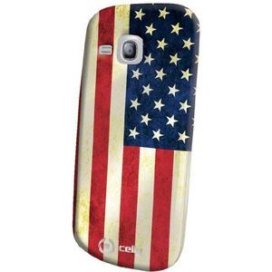 Celly 8021735088400 gelskin USA vlag vintage siliconengel beschermhoes voor Samsung Galaxy Young