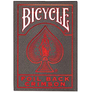 Bicycle ® MetalLuxe rode speelkaarten - 1 x Showstopper-kaartspel, gemakkelijk te schudden en duurzaam, geweldig cadeau voor kaartverzamelaars
