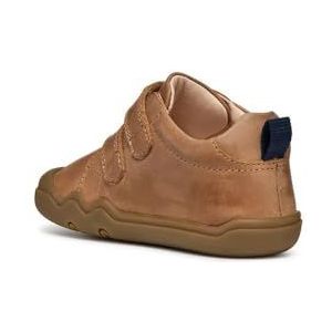 Geox B STEPIEUP Boy A, babyschoenen voor kinderen, 20 EU, Bruin, 20 EU