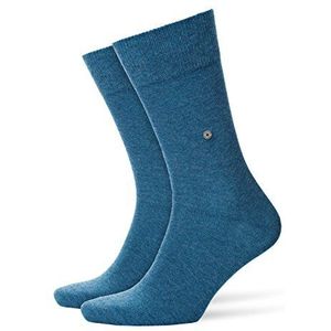 Burlington Dames Sokken Everyday 2-Pack W SO Katoen eenkleurig Multipack 2 Paar, Blauw (Light Denim 6660), 36-41
