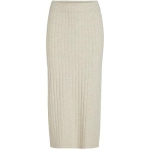 Vila - Gebreide Midirok - Berk - 76% Polyacryl, 21% Gerecycled Polyester, 3% Elastaan