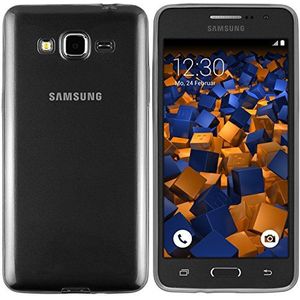 mumbi Hoes compatibel met Samsung Galaxy Grand Prime telefoonhoes dun, transparant zwart