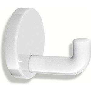 HEWI wandhaken serie 477 (handdoekhaak/handdoekhouder/kledinghaken) 46mm uitsteek, kleur wit - 477.90.010 99, zuiver wit