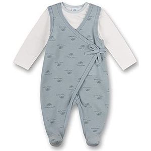 Sanetta Baby jongens romper/overall blauw peuter pyjama