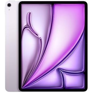 Apple iPad Air 13"" (M2): Liquid Retina-display, 512 GB, Landscape 12‑MP camera aan de voorkant/12‑MP camera aan de achterkant, wifi 6E, Touch ID, batterij voor een hele dag – Paars