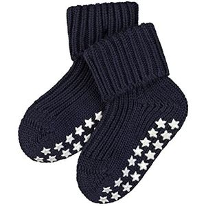 FALKE Uniseks-baby Slippersok Catspads Cotton B HP Katoen Noppen op de zool 1 Paar, Blauw (Dark Marine 6170), 62-68