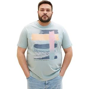 TOM TAILOR Heren 1037022 T-shirt, 28129-Light Ice Blue, XXL, 28129 - Light Ice Blue, XXL