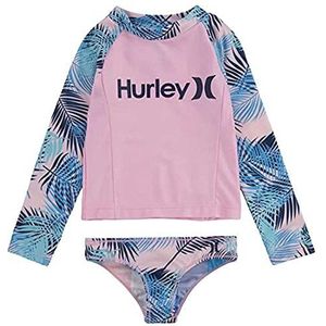 Hurley Meisjes Hrlg Ls UPF top/Bottom 2-delige set bikiniset