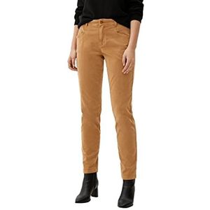 s.Oliver Cord Chino voor dames, Bruin 8469, 48