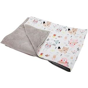 Verzwaringsdeken Hoes Roze Dieren - 100 x 150 - Geschikt voor Simply Cosy