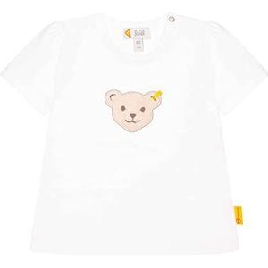 Steiff T-shirt met korte mouwen, helder wit, regular voor baby's, Helder wit, Regular