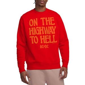 AC/DC The We Salute You Crew Sweatshirt, Rood, XX-Large, Rood, XXL