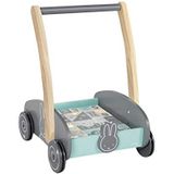 Roba Loopwagen Nijntje Junior 23 X 31 X 45 Cm Hout Grijs/Mint