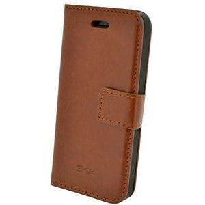 4-OK Boek Wallet Hoesje voor Apple iPhone 4/4S (Bruin)