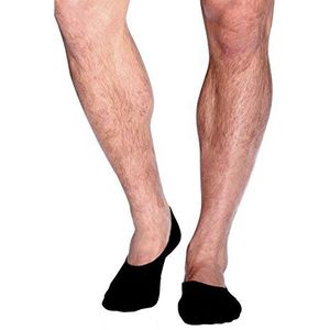 Boody Organic Bamboo EcoWear Hidden Sock, zwart maat 6-11