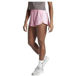 adidas Vrouwen Pacer Training 3 Strepen Geweven Hoge Stijging Korte Shorts, L, 3 inch Zwart, Zwart, L