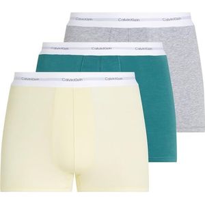 CALVIN KLEIN Heren TRUNK 3PK LV00NB4263 Koffer, Multi (GARDEN GLADE, GR HEATHER, LIVELY TL), S, Multi (Garden Glade, Gr Heather, Lively Tl), S