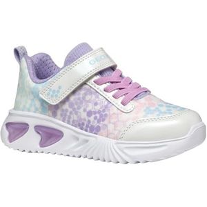 Geox - J Assister Girl B - Sneakers - Wit Paars
