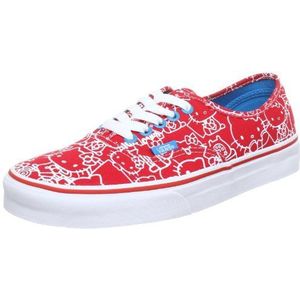 Vans U Authentic VTSV8MF Sneakers voor volwassenen, uniseks, Rood Hello Kitty High Risk Red Hawaiian Ocean, 41 EU