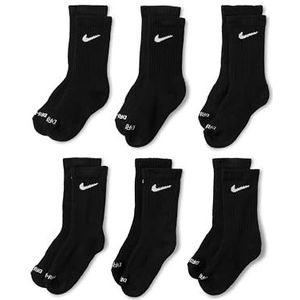 Nike - DF Performance Basic Crew - Sportsokken - Zwart - 6 Paar