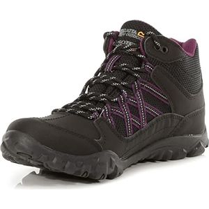 Regatta Edgepoint Mid Waterproof wandellaarzen voor dames, Zwart Black Prune Abl, 37 EU