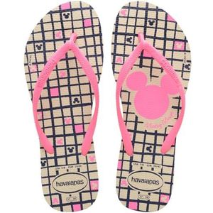 Havaianas Dames Slim Disney Flip-Flop, Beige, 8.5/9 UK, Beige, 8.5/9 UK