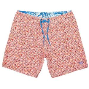 Panareha ADRAGA zwemshorts van gerecycled polyester rood (46), Hibiscus, 46