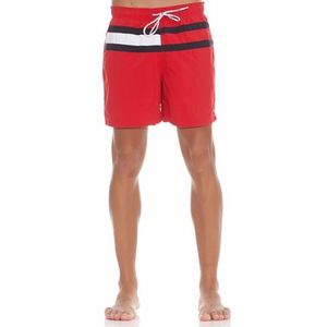 Tommy Hilfiger Vlag Zwembroek, Rood, L voor heren, Rojo, L, Rojo, L