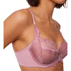 Triumph Dames Wild Peony Florale W Bra, Rosebloom, 80G