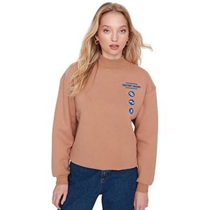 Sweatshirt Getailleerd Bruin, BRON, XL