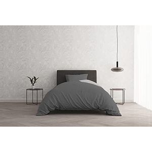 MB HOME ITALY Beddengoedset MB Home Supreme, lichtgrijs/rookgrijs, Frans bed