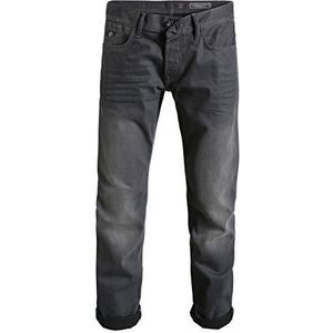 edc by ESPRIT heren straight leg-jeans coated grijs