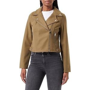 VERO MODA Dames Vmpop Short Biker Jacket Boos Jacket, Capers, XS