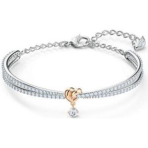 Swarovski - Lifelong Heart - Armband - Wit - Gemengde Metaalafwerking