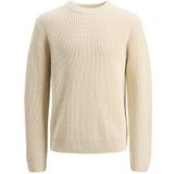 Jack & Jones - JORBLEECKER KNIT CREW NECK BF - Gebreide Trui - Sea Salt