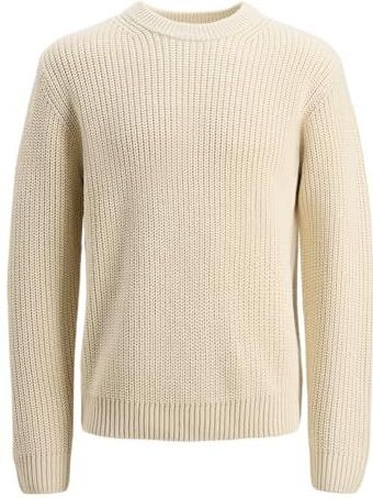 Jack & Jones - JORBLEECKER KNIT CREW NECK BF - Gebreide Trui - Sea Salt