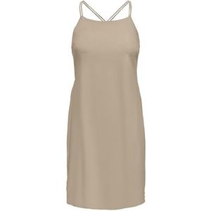 Onljakiri Linen Strap Dress Ptm, Humus, L