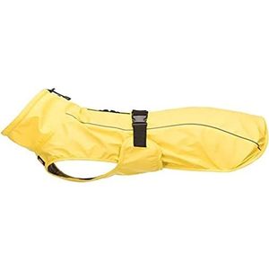 TRIXIE Vimy Regenjas voor honden XS geel – hondenregenjas met reflecterende elementen voor meer veiligheid in het donker – comfortabel en verstelbaar - 7971