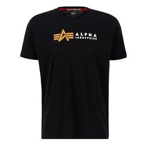 Alpha Industries - Puff Print T-shirt - Zwart - Katoen