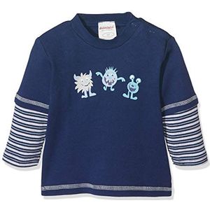 Schnizler Baby-jongens sweatshirt Interlock Klein Monster shirt met lange mouwen