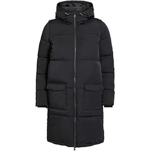 Object NOS Objzhanna L/S Long Jacket Noos Damesmantel, zwart, XL