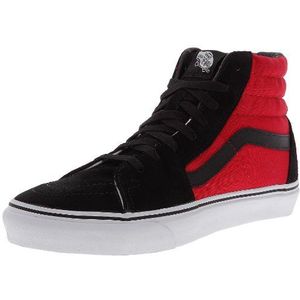 Vans Sk8-Hi Herensneakers, zwart/rood, 41 EU, Zwart en rood., 41 EU