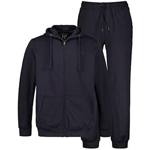 JP 1880 Heren grote maten grote maten Menswear L-8XL joggingpak, 2-delig, homewear, jas en broek, tot maat 8XL 802933, donkermarine, 7XL