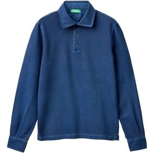 United Colors of Benetton Poloshirt voor heren, Blauw, 3XL