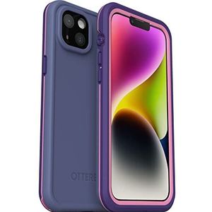 OtterBox Fre-hoes voor iPhone 14 Plus voor MagSafe, waterdicht (IP68), schokbestendig, vuilbestendig, gestroomlijnd en dun met ingebouwde schermbeschermer,5x getest volgens militaire standaard,Purper