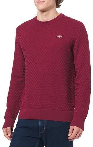 GANT - Col en C micro-texturé - Rood