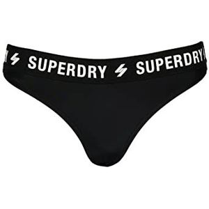 Superdry Code Elastic Brief W3010278A Bikini voor dames, zwart, Zwart